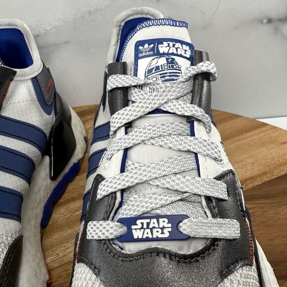 Men’s size 7-Adidas Star Wars R2D2 Nite Jogger Limited Edition Boost Sneakers - Picture 3 of 10